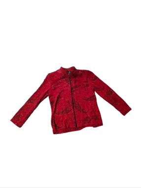 Alex Evenings Vintage Metallic Blazer Women's Sz Large